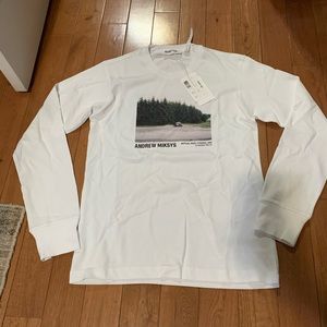 NEW Helmut Lang long sleeve tee the artist series